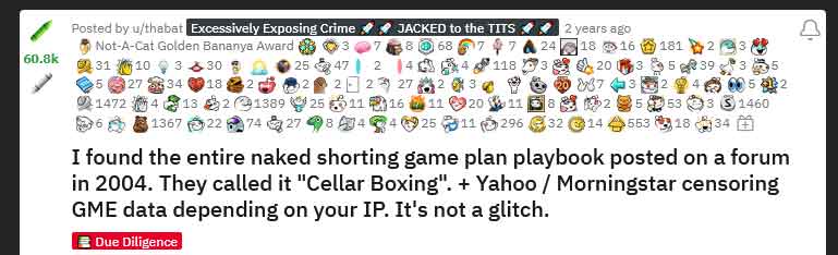 Cellar boxing strategy used to purposely bankrupt companies is discovered and posted.
